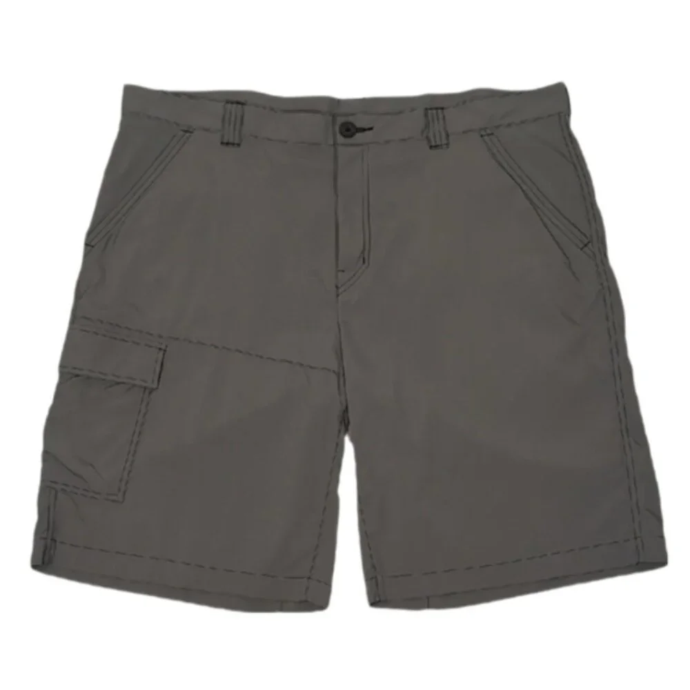 Columbia Mens Cargo Shorts Size 40 Grey Omni Shade UV Sun Protection Active